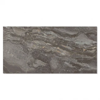 Marmor Klinker <strong>Sidiailles</strong>  Mörkgrå Blank-Polerad 60x120 cm